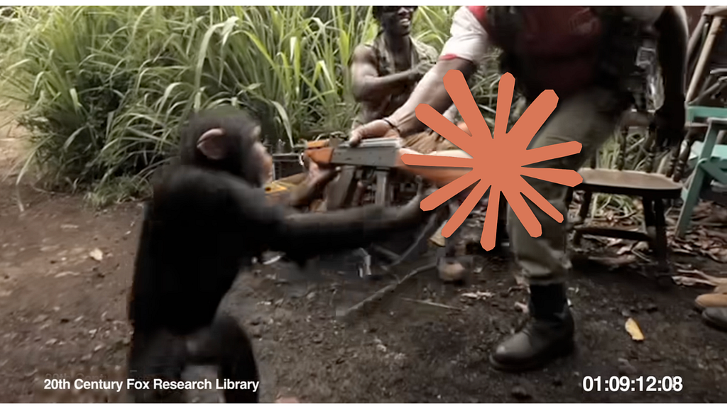 You are the monkey